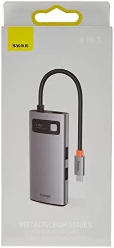 Jungčių stotelė / adapteris USB C kištukas - 4 rūšių jungtys Metal Gleam BASEUS