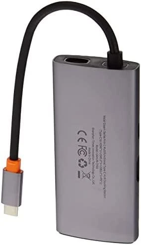 Jungčių stotelė / adapteris USB C kištukas - 4 rūšių jungtys Metal Gleam BASEUS