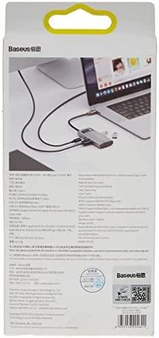 Jungčių stotelė / adapteris USB C kištukas - 4 rūšių jungtys Metal Gleam BASEUS