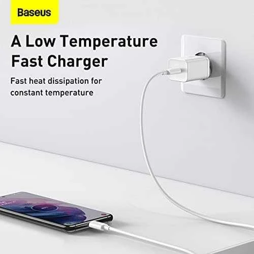 Baseus Super Si įkroviklis 1C 25W baltas