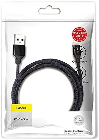 Baseus Yiven Lightning kabelis 120cm 2A - Juodas