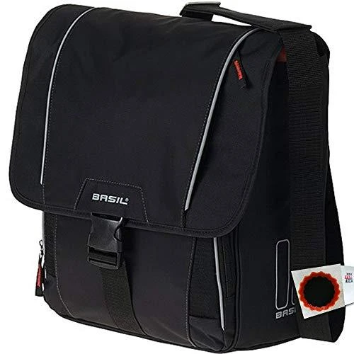 Basil SPORT DESIGN COMMUTER BAG vienvietis miesto krepšys 18L, tvirtinamas ant kablio, juodas (BAS-17580)
