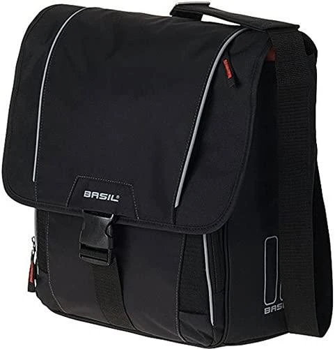 Basil SPORT DESIGN COMMUTER BAG vienvietis miesto krepšys 18L, tvirtinamas ant kablio, juodas (BAS-17580)