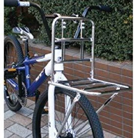 Basil FRONT CARRIER L 26 "-28" priekinis stovas, matinis juodas (BAS-50102)
