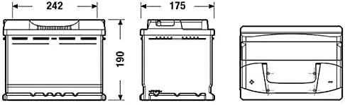 Exide Akumuliatorius 62 Ah 540 A EN 12V