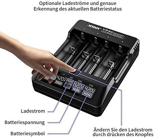 Oem Akumuliatorių kroviklis Li-Ion 18650 XTAR VP4