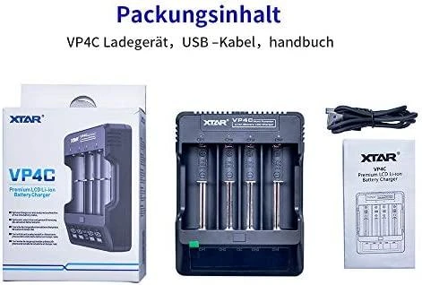 Oem Akumuliatorių kroviklis Li-Ion 18650 XTAR VP4