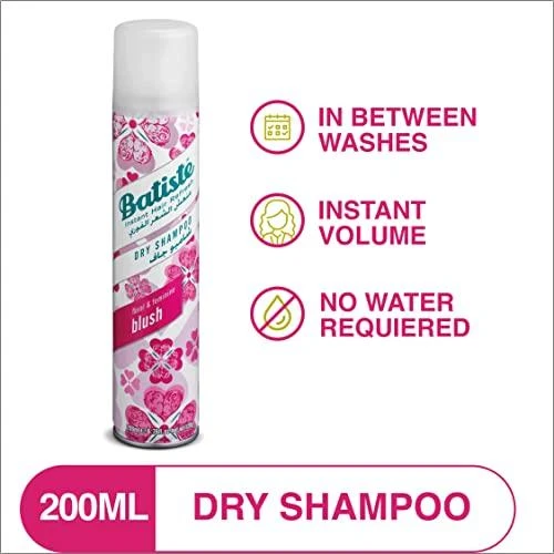 Batiste Blush Sausas šampūnas moterims, 200 ml