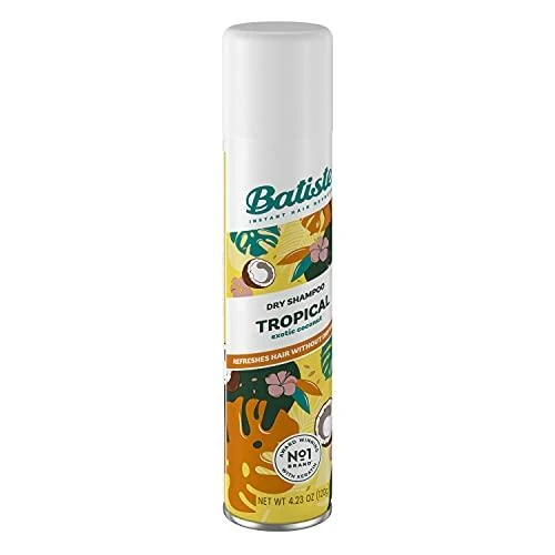 Sausas šampūnas plaukams Batiste Coconut &amp; Exotic Tropical Sausas šampūnas 200ml