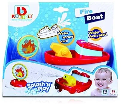 Amo Toys BB JUNIOR vonios žaislas Splash 'N Play Fire Boat, 16-89015