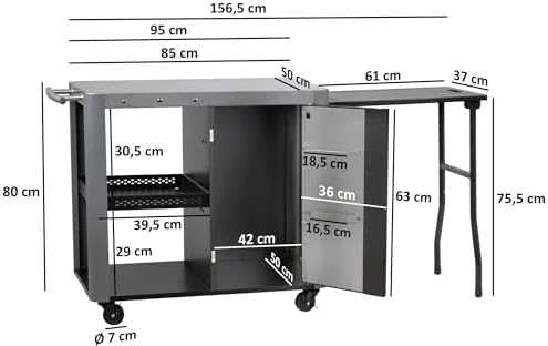 Hendi Patvari picos lėkštė iš Speciale porceliano, pilka 330mm - rinkinyje 6 vnt.