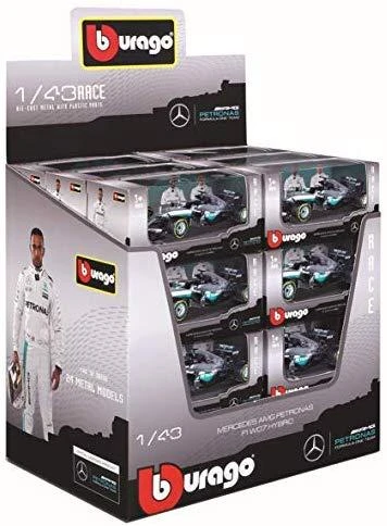 BBURAGO automodelis 1/43 Racing 2016 Mercedes AMG Petronas W07 Hybrid, 18-38026