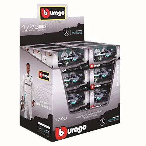 BBURAGO automodelis 1/43 Racing 2016 Mercedes AMG Petronas W07 Hybrid, 18-38026