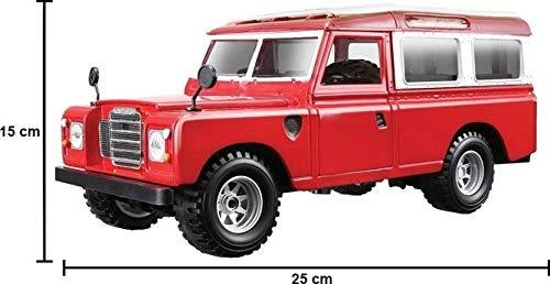 BBURAGO 1:24 automobilių modelis Land Rover Series II, 18-22063