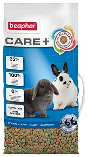 BEAPHAR Care+ Rabbit - triušių maistas - 1,5kg