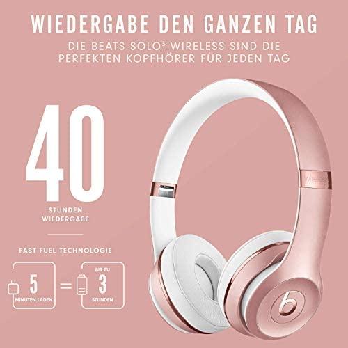 Beats Solo3 Belaidės Ausinės, Rožinio aukso spalvos