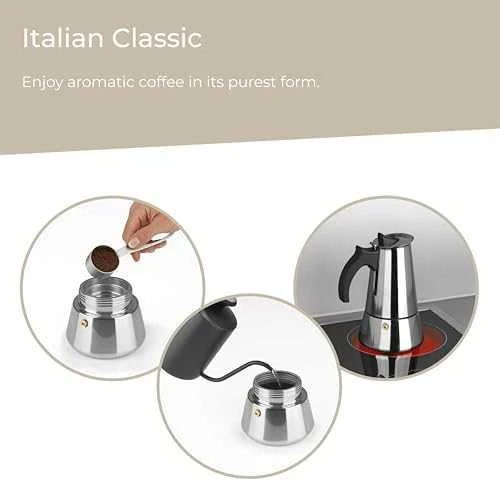 BEEM espresso kavinukas 6 puodeliams