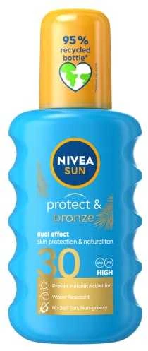 Nivea Sun Protect & Bronze Sun Purškiklis Sun Losjonas kūnui