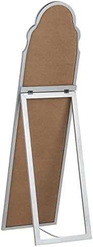 Beliani Pastatomas veidrodis CHATILLON 150 cm sidabrinės spalvos