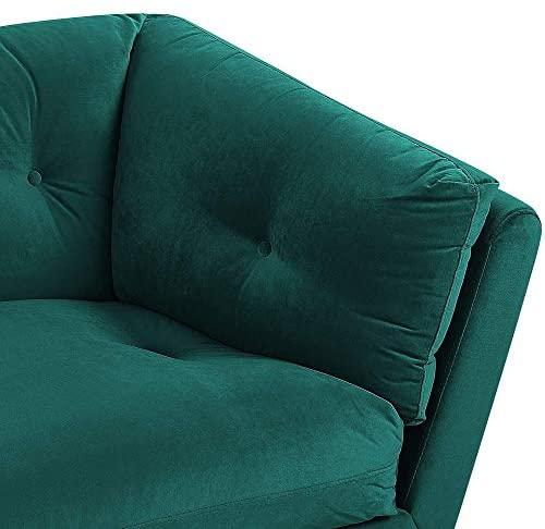 Beliani 3 vietų sofa LENVIKaksominė, smaragdinė