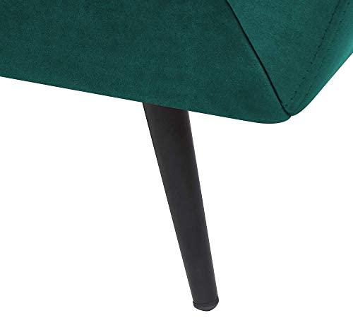 Beliani 3 vietų sofa LENVIKaksominė, smaragdinė