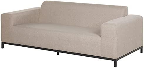 Beliani 2 vietų sodo sofa ROVIGO smėlio spalvos