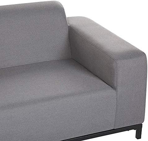 Beliani 2 vietų sodo sofa ROVIGO pilka