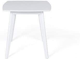 Beliani Išskleidžiamas valgomojo stalas SANFORD baltas 120/160 cm 80 cm