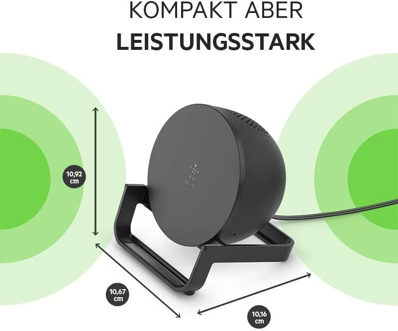 Belkin belaidžio įkrovimo stovas + garsiakalbis BOOST CHARGE Juodas