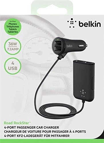 BELKIN ROAD ROCKSTAR 4PORT PASSENGER CHG