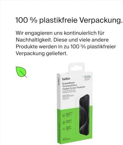 Grūdinto stiklo ekrano apsauga Belkin OVA137ZZ iPhone 15 Pro