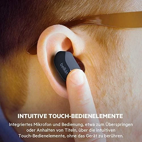 BELKIN SOUNDFORM TRUE WIRELESS Ausinės (Juodas)