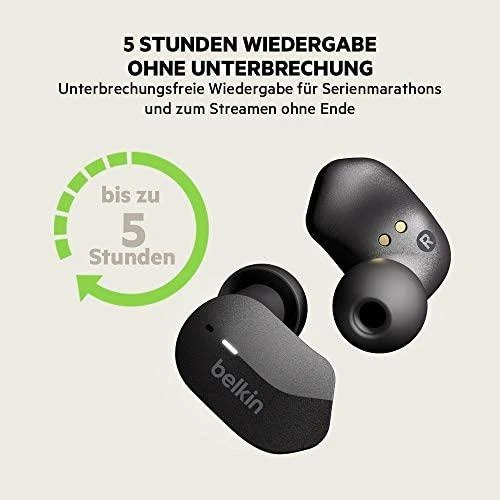 BELKIN SOUNDFORM TRUE WIRELESS Ausinės (Juodas)