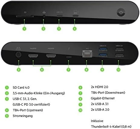 Belkin INC006vfSGY Thunderbolt 4 Pro 12w1