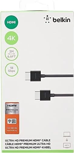 BELKIN CABLE,PREMIUM,HDMI Į HDMI,2M,Juodas