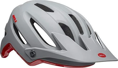 Bell Kask mtb 4forty integruotas mips cliffhanger matinis blizgus pilkas crimson dydis M (55–59 cm)