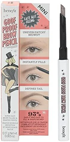 Benefit Goof Proof Mini Brow Shaping Pieštukas antakių pieštukas, atspalvis: 03 Warm šviesiai rudas, 0.17 g