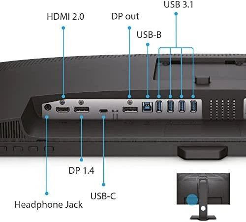 Monitorius BENQ PD2705Q, 27", IPS, 2560 x 1440, 5 ms, 60 Hz