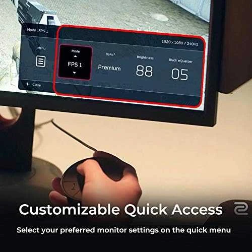 Monitorius Benq ZOWIE XL2540K/24.5"/Gaming/240Hz/FHD 1920 x 1080/TN, Juodos spalvos