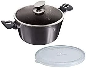 Puodas su dangčiu BERLINGER HAUS CARBON PRO, Ø24 cm, 6,1 l