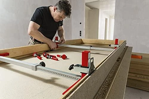 Veržtuvų komplektas durų staktos montavimui Bessey TU-TRAGE