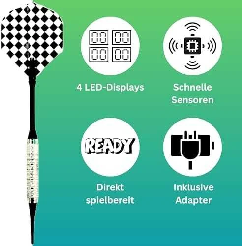 Best Sporting Elektroninė smiginis lenta su LED ekranu