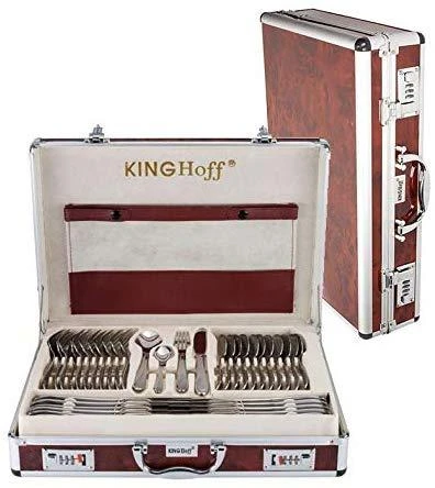King Hoff Sztućce, Stalo įrankių rinkinys, 24 dalys, matinio plieno, Kinghoff