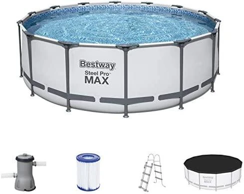 Rėminis baseinas 14 FT 427 x 122 cm STEEL PRO MAX BESTWAY