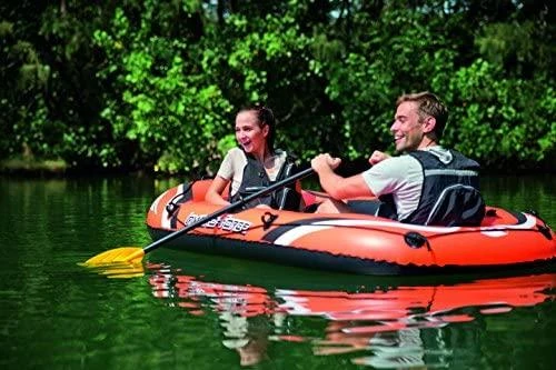 Bestway® pripučiama valtis skirta 2 suaugusiems ir vaikui Kondor 3000 rinkinys, 232 x 115 x 36 cm
