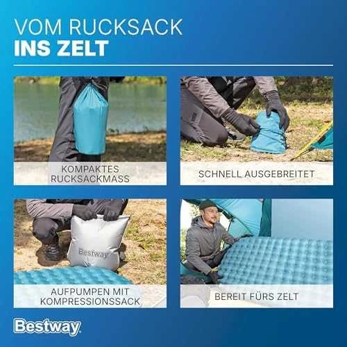 Bestway čiužinys AlpineLite miegmaišiui 183 x 63,5 x 7,5 cm 69613