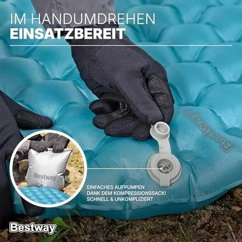 Bestway čiužinys AlpineLite miegmaišiui 183 x 63,5 x 7,5 cm 69613