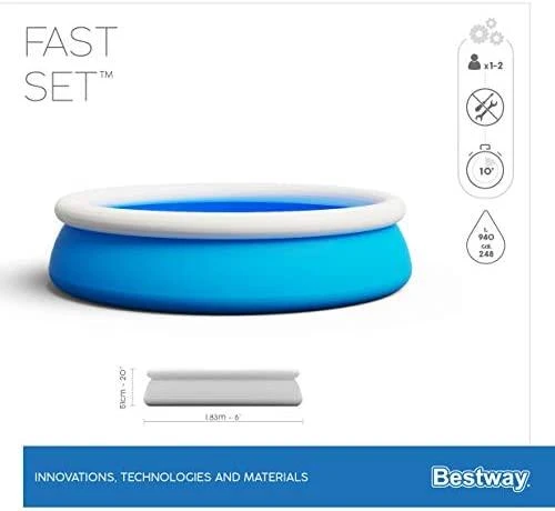 Bestway baseinas Fast Set 183x51cm (57392)