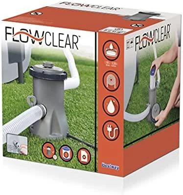 Bestway Flowclear Baseino siurblys su filtru, 330 gal.