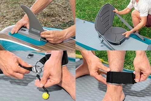 Bestway Hydro Force Glider Elite 6532G 381x79x15cm 2in1 pripučiamas rinkinys